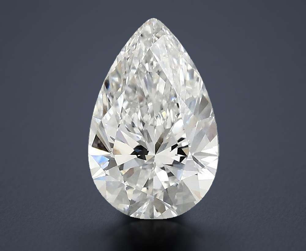 1.00 Carat Pear Lab Diamond
