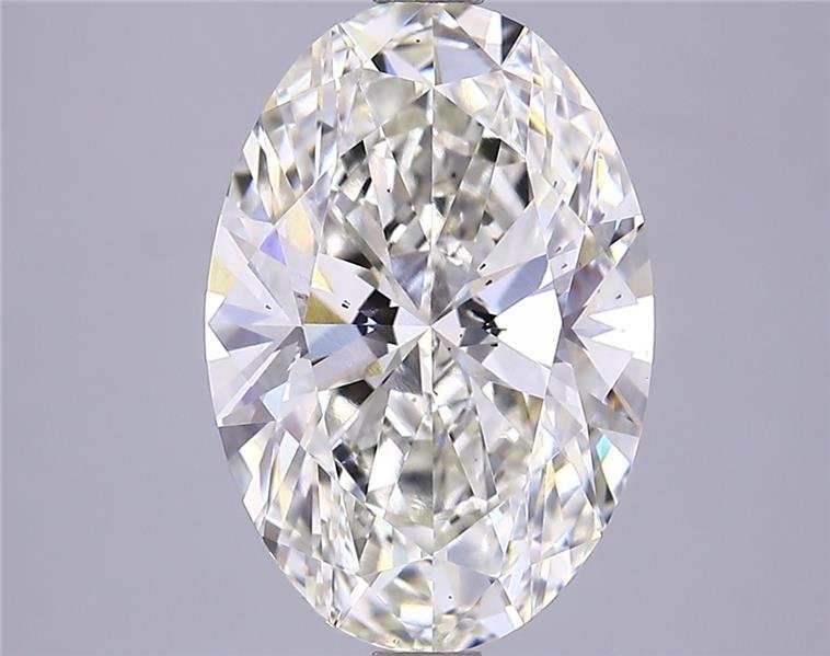 3.87ct I VS2 Rare Carat Ideal Cut Oval Lab Grown Diamond