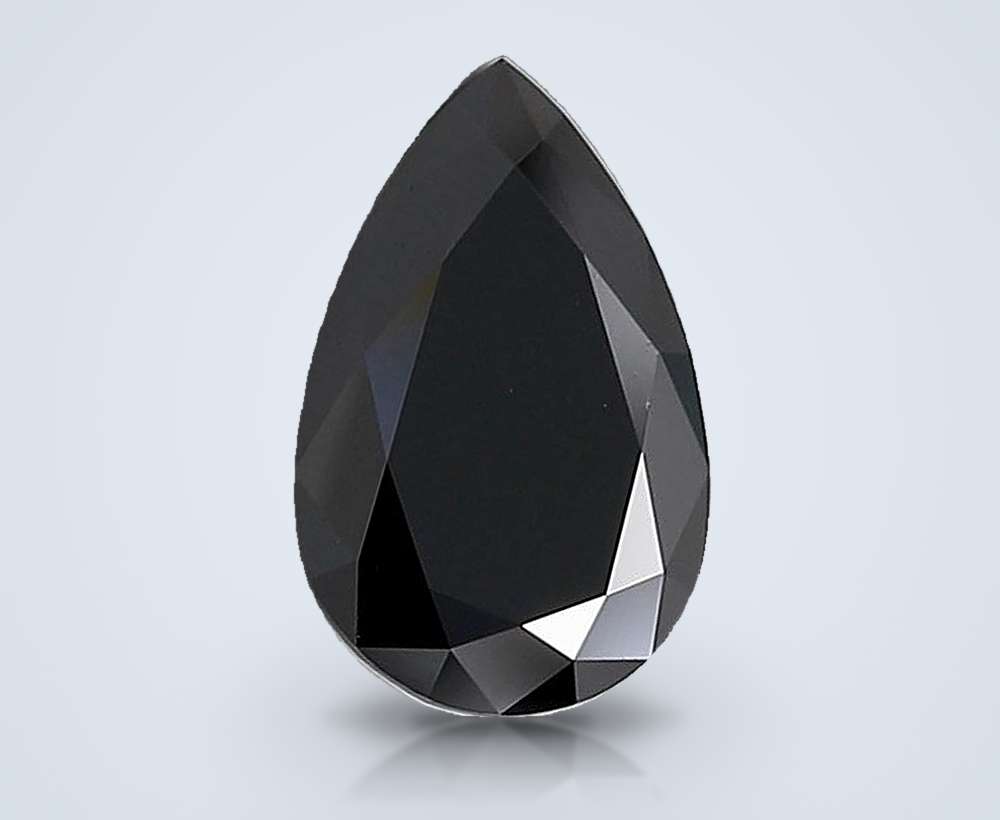 1.48 Ct. Fancy Black Pear Lab Diamond