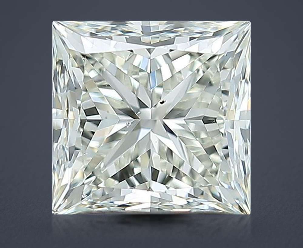 1.63 Carat Princess Natural Diamond