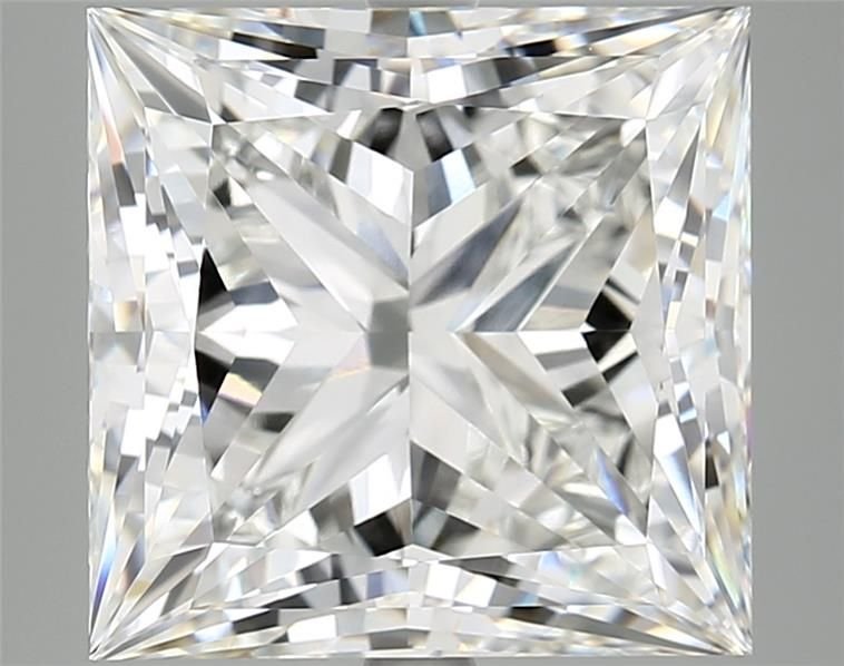 8.05ct F VVS2 Rare Carat Ideal Cut Princess Lab Grown Diamond