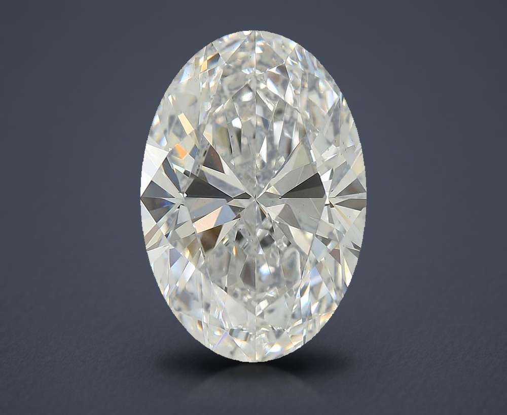 3.52 Carat Oval Lab Diamond