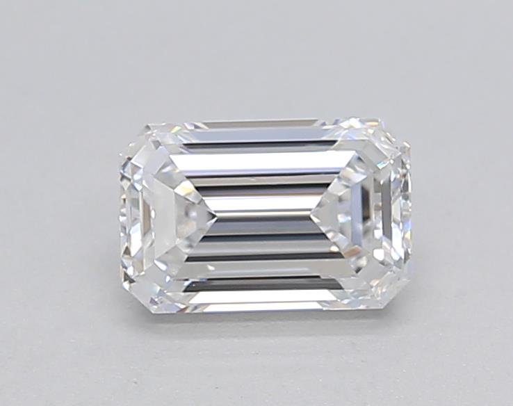 0.71ct D VVS2 Rare Carat Ideal Cut Emerald Lab Grown Diamond