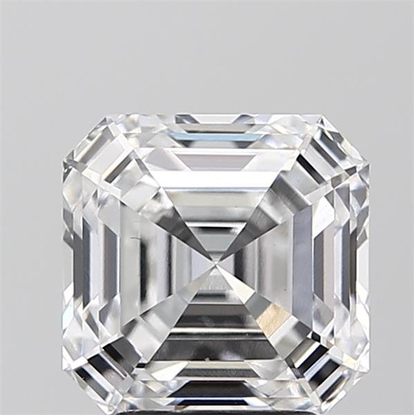 3.22ct D VVS2 Rare Carat Ideal Cut Asscher Lab Grown Diamond