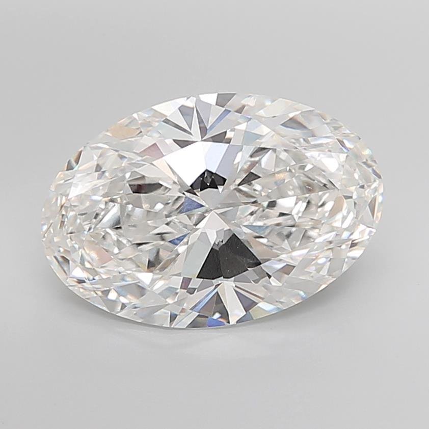 10.04ct F VVS2 Rare Carat Ideal Cut Oval Lab Grown Diamond