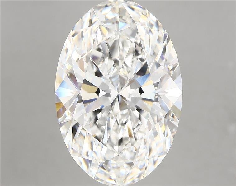 13.11ct F VVS2 Rare Carat Ideal Cut Oval Lab Grown Diamond