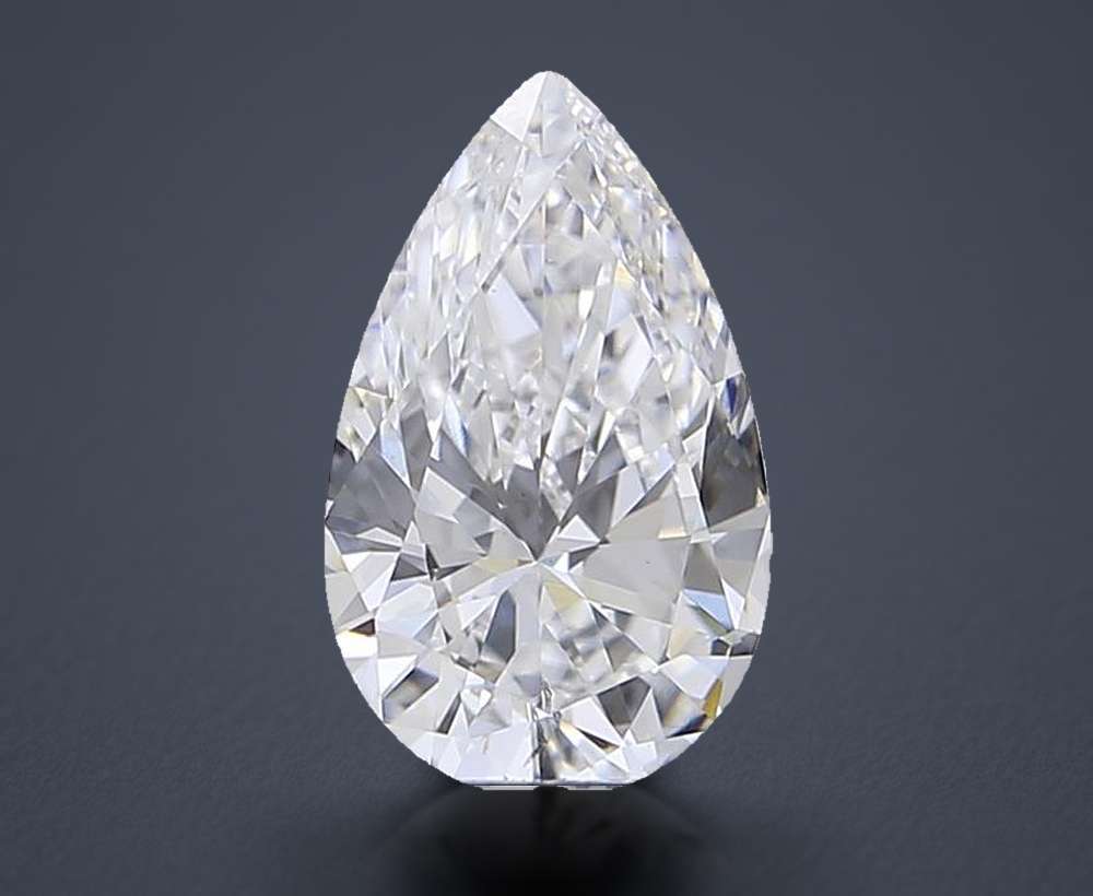 0.72 Carat Pear Lab Diamond