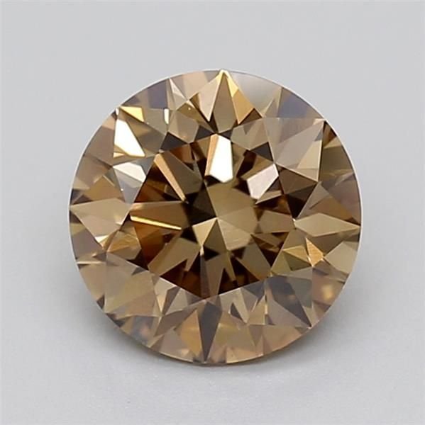 1.52 Ct. Fancy Brown Round Lab Diamond