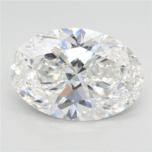 5.10ct E VS1 Rare Carat Ideal Cut Oval Lab Grown Diamond