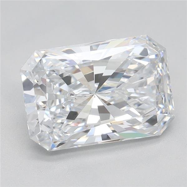1.56ct D VVS2 Rare Carat Ideal Cut Radiant Lab Grown Diamond