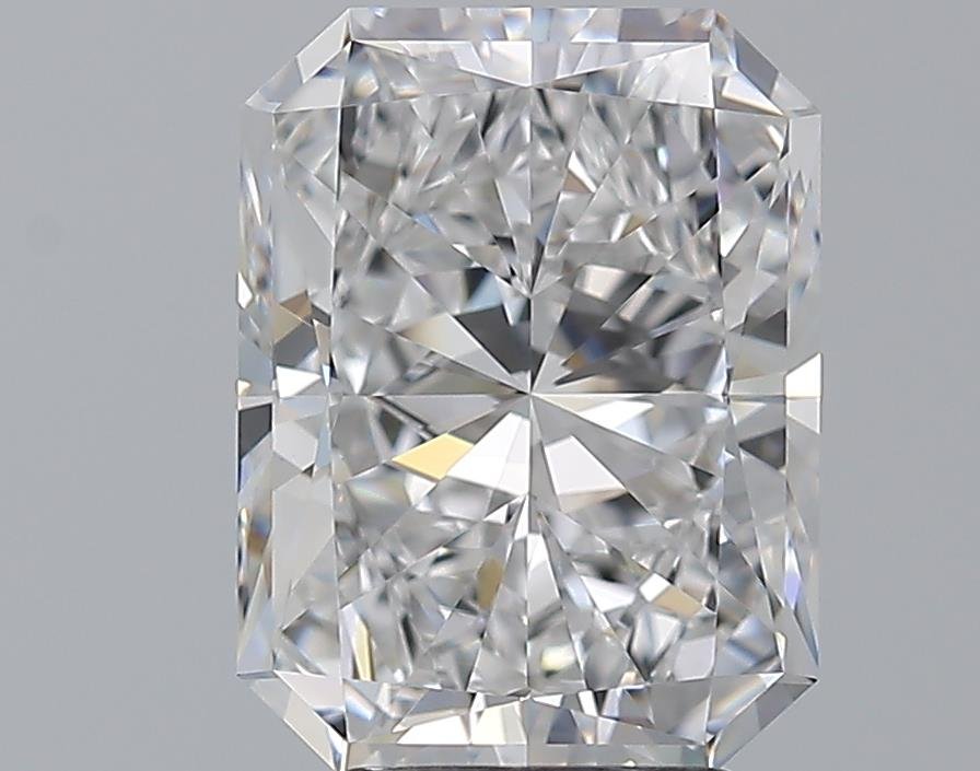 3.76ct D VVS2 Rare Carat Ideal Cut Radiant Diamond