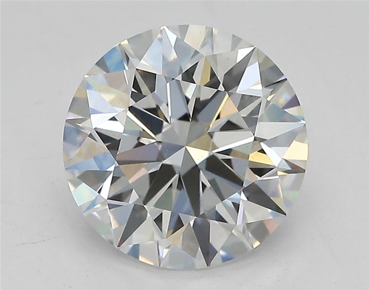 2.09ct D VS1 Rare Carat Ideal Cut Round Lab Grown Diamond