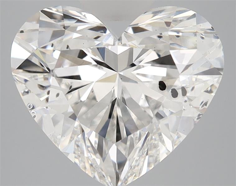 3.46ct E SI2 Rare Carat Ideal Cut Heart Lab Grown Diamond