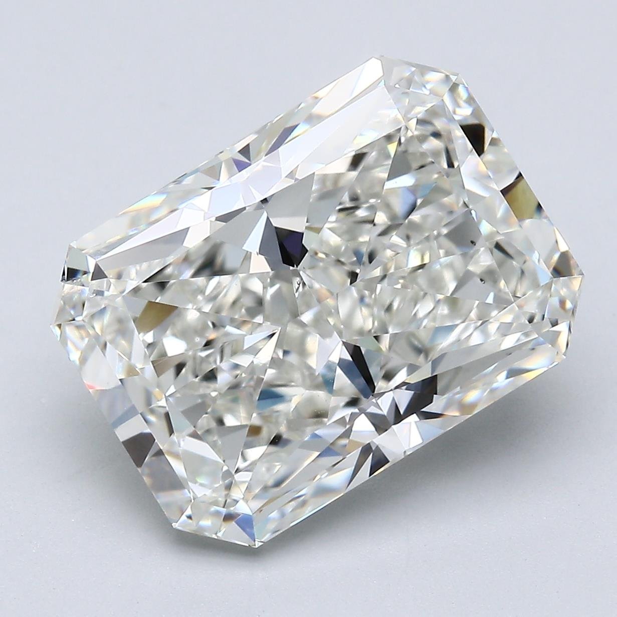 8.03ct I SI1 Rare Carat Ideal Cut Radiant Diamond