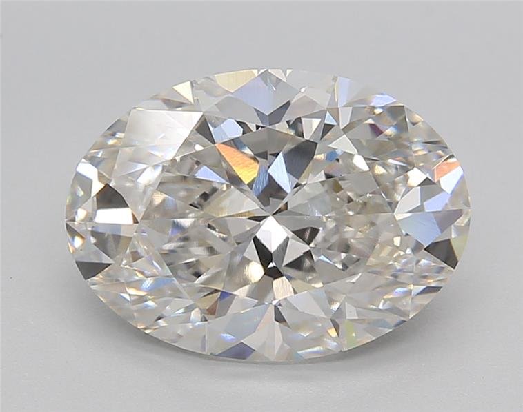 3.54ct G VVS2 Rare Carat Ideal Cut Oval Lab Grown Diamond