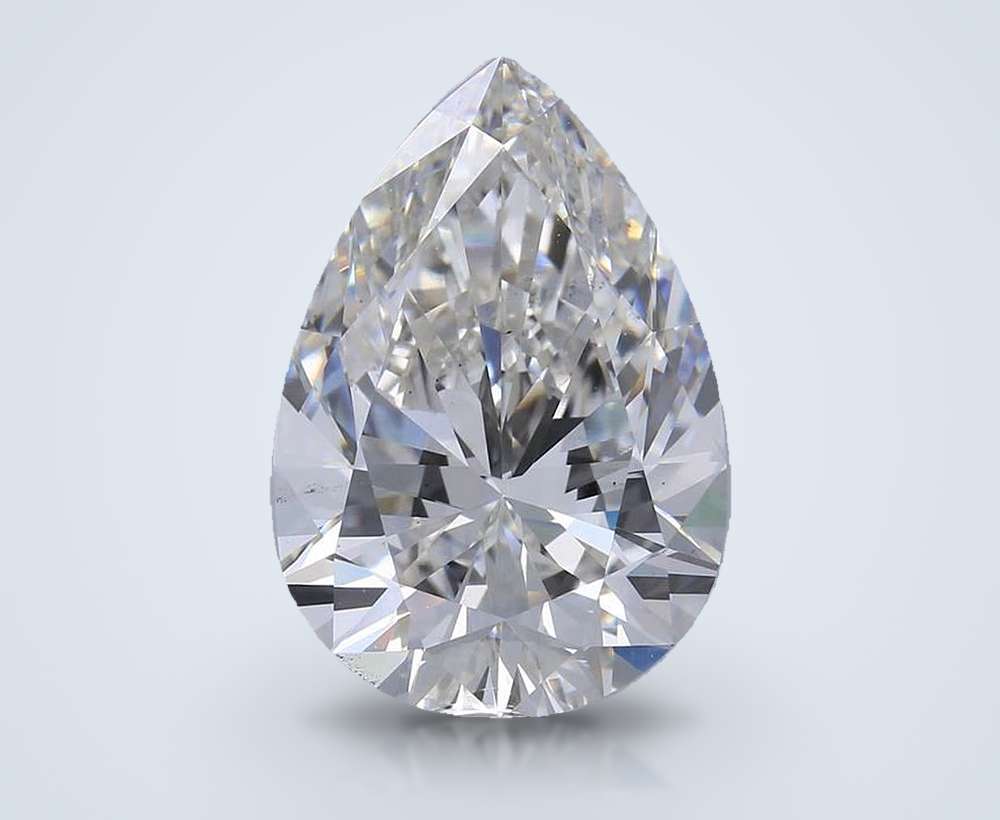 5.60 Carat Pear Lab Diamond