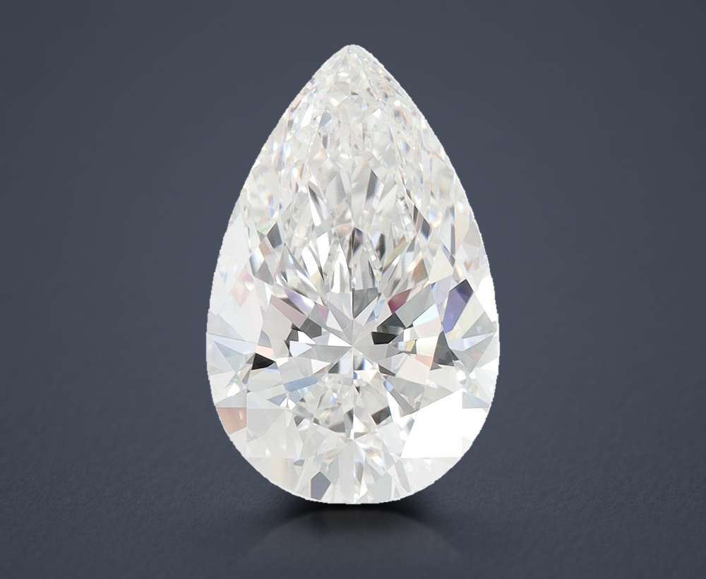 3.69 Carat Pear Lab Diamond