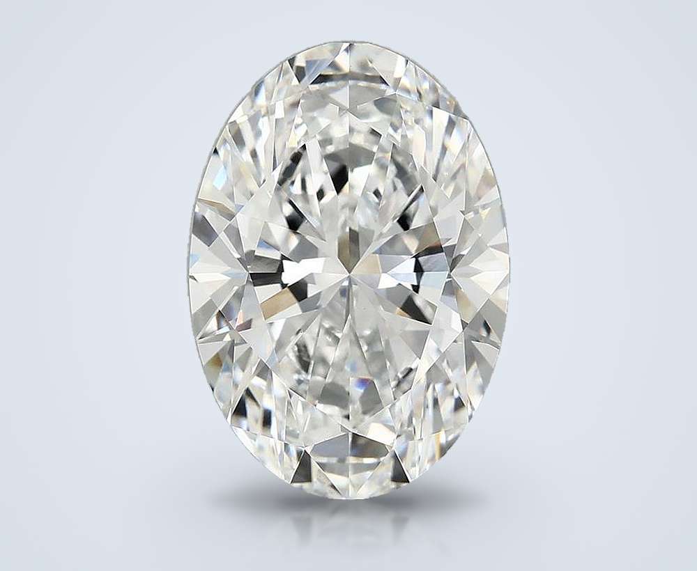 6.10 Carat Oval Lab Diamond