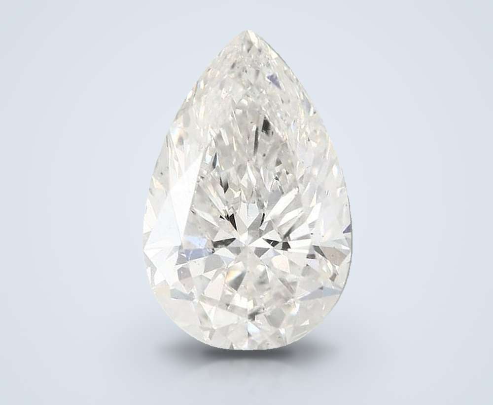 4.06 Carat Pear Natural Diamond