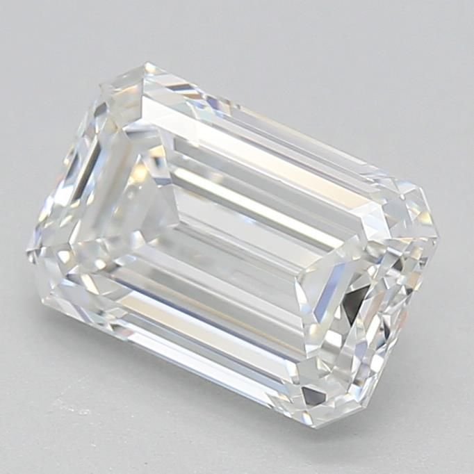0.90ct E VVS1 Excellent Cut Emerald Lab Grown Diamond