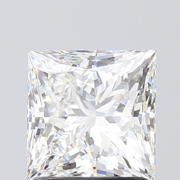 1.61ct G VVS2 Rare Carat Ideal Cut Princess Lab Grown Diamond