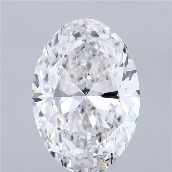 20.77ct E VVS2 Rare Carat Ideal Cut Oval Lab Grown Diamond