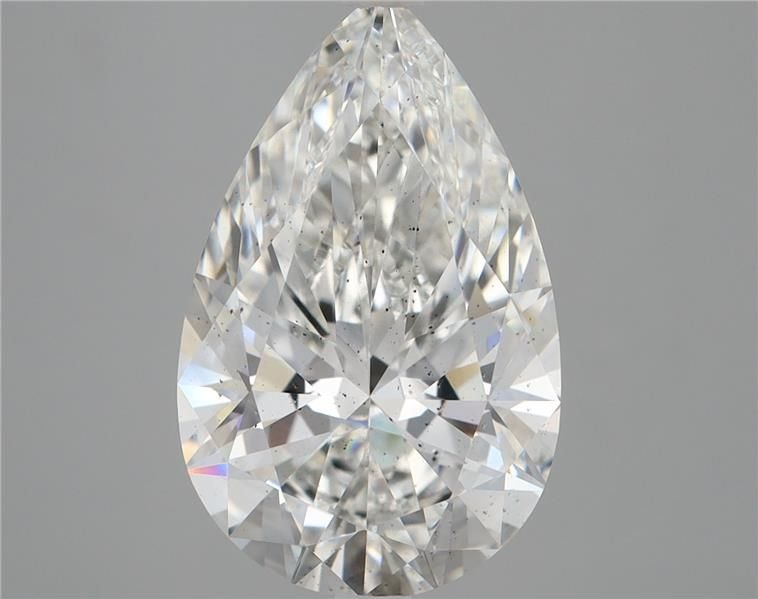 5.17ct F SI2 Rare Carat Ideal Cut Pear Lab Grown Diamond