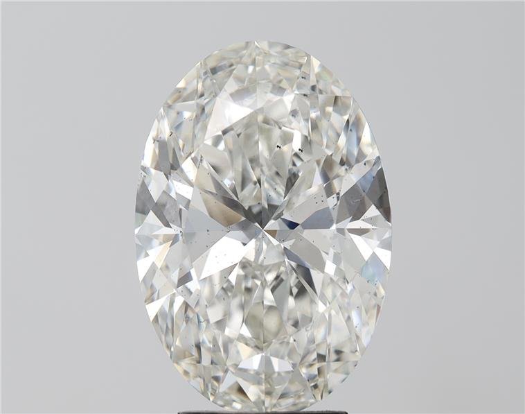 6.06ct H SI1 Rare Carat Ideal Cut Oval Lab Grown Diamond