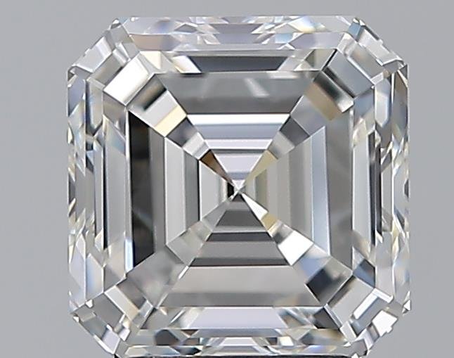 3.21ct F IF Excellent Cut Asscher Diamond