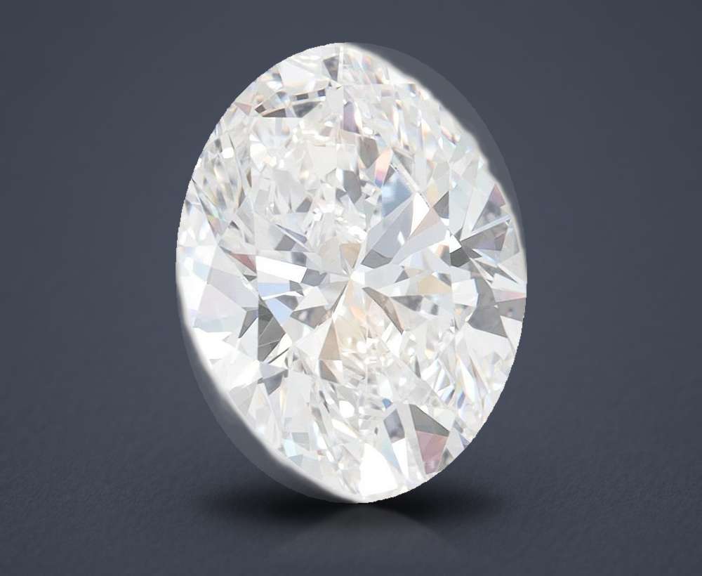 3.87 Carat Oval Lab Diamond