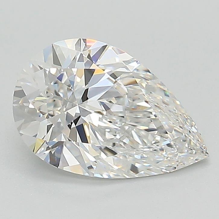 1.36ct E VVS2 Rare Carat Ideal Cut Pear Lab Grown Diamond