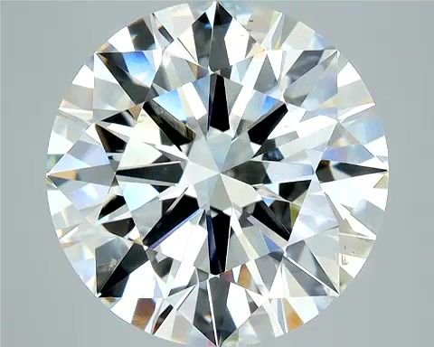 4.02ct H VS2 Rare Carat Ideal Cut Round Diamond
