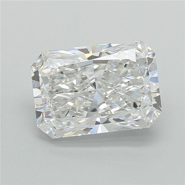 3.01ct E VVS2 Rare Carat Ideal Cut Radiant Lab Grown Diamond