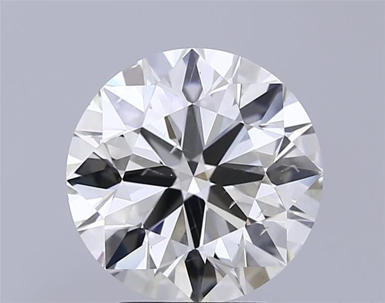 4.01ct K SI1 Rare Carat Ideal Cut Round Diamond
