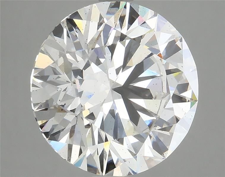 4.70ct F SI1 Rare Carat Ideal Cut Round Lab Grown Diamond