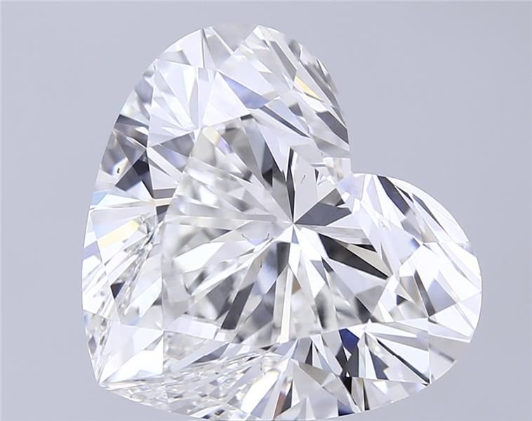 12.15ct F VS2 Rare Carat Ideal Cut Heart Lab Grown Diamond