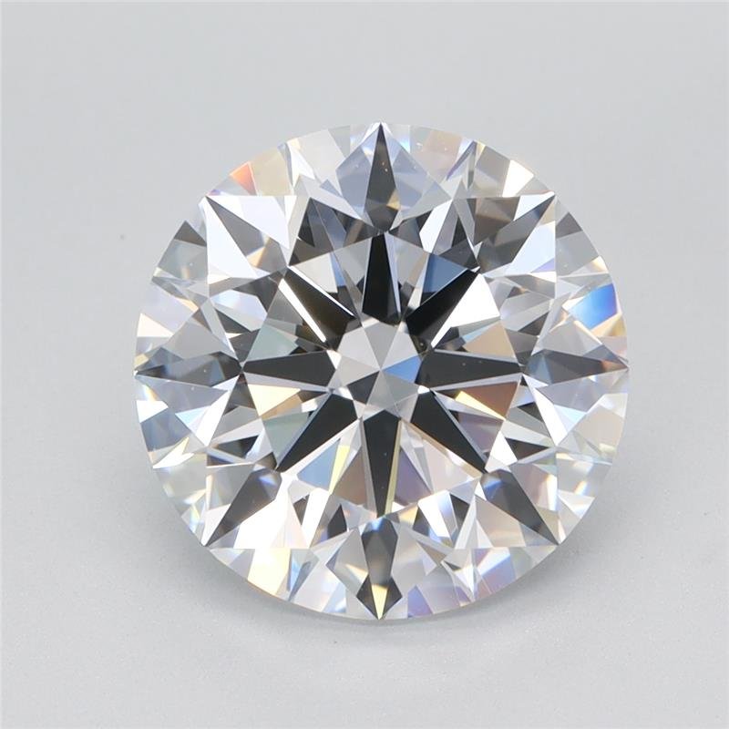 4.24ct D VVS2 Rare Carat Ideal Cut Round Lab Grown Diamond