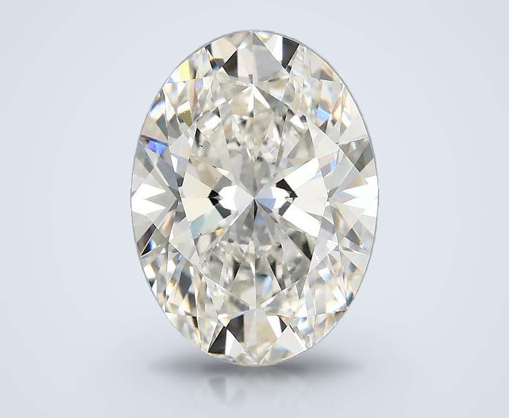 3.76 Carat Oval Lab Diamond