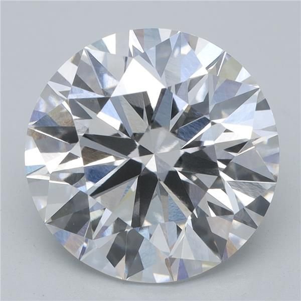 4.76ct F VVS1 Rare Carat Ideal Cut Round Lab Grown Diamond