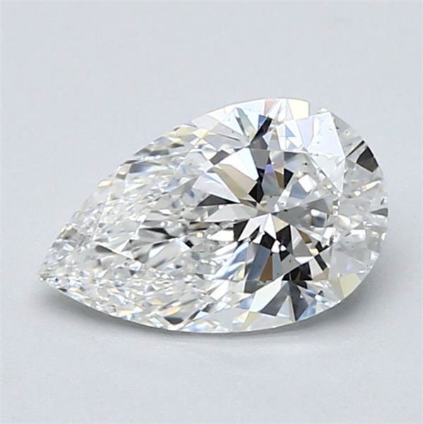 1.20ct F SI1 Rare Carat Ideal Cut Pear Diamond