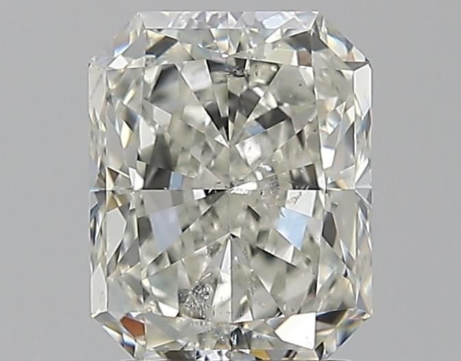 2.01ct J SI2 Rare Carat Ideal Cut Radiant Diamond
