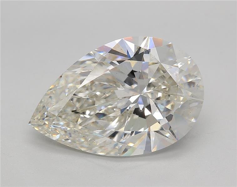 7.00ct H VS2 Rare Carat Ideal Cut Pear Lab Grown Diamond