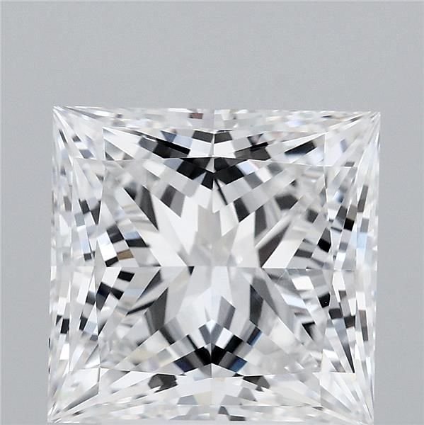 13.14ct E VVS2 Excellent Cut Princess Lab Grown Diamond
