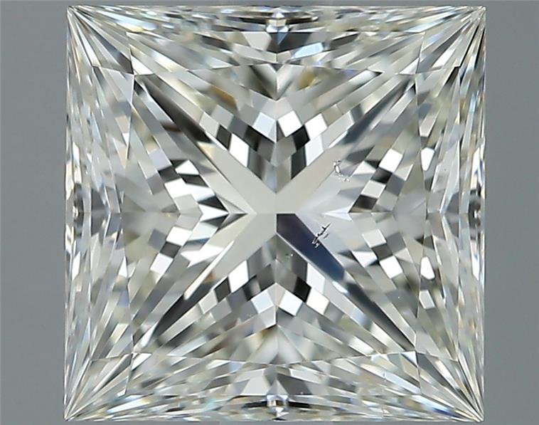 2.50ct J SI1 Rare Carat Ideal Cut Princess Diamond