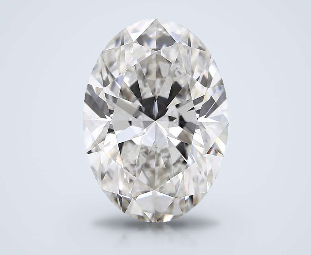 3.81 Carat Oval Lab Diamond