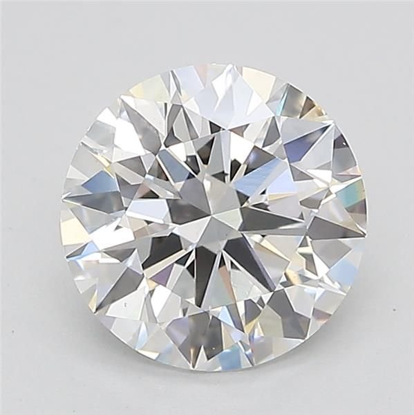 2.03ct D VS2 Rare Carat Ideal Cut Round Lab Grown Diamond