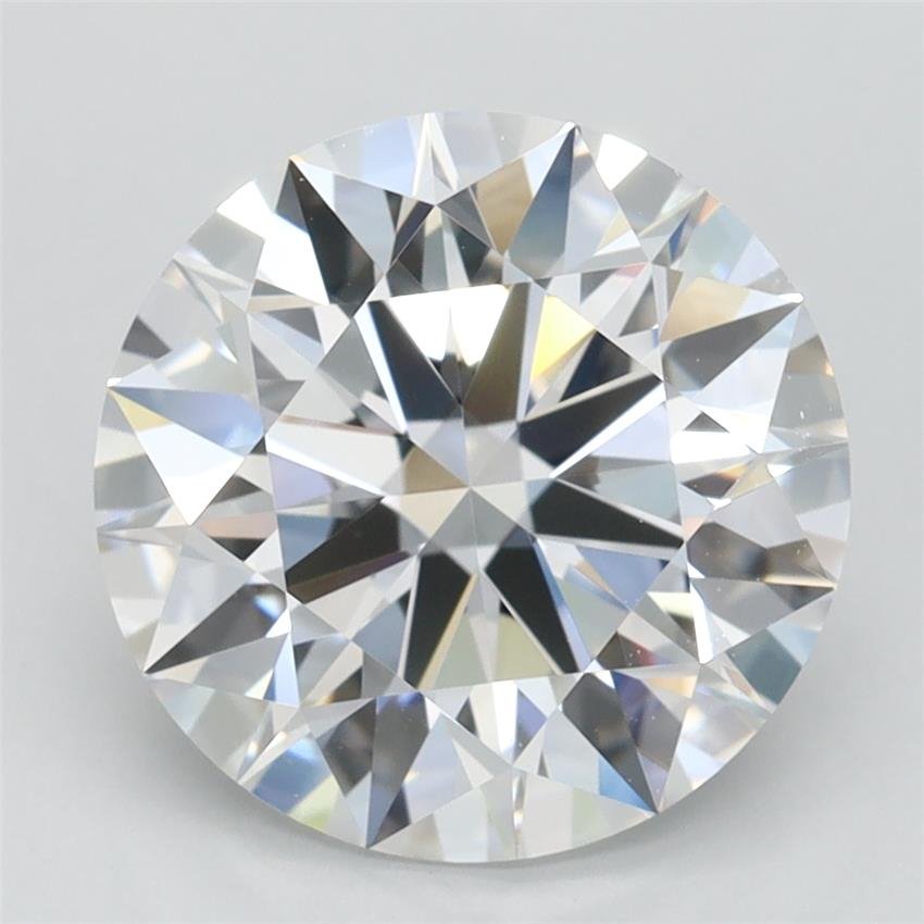 3.05ct D FL Rare Carat Ideal Cut Round Lab Grown Diamond