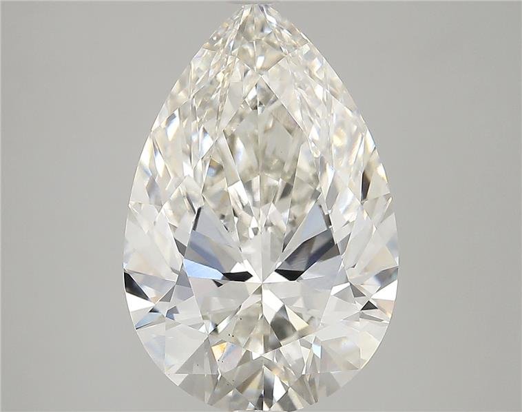 7.52ct I VS2 Rare Carat Ideal Cut Pear Lab Grown Diamond