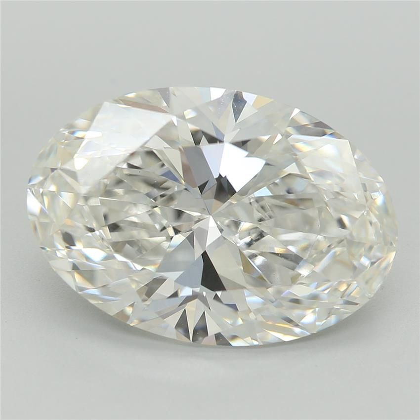 5.09ct G VVS2 Rare Carat Ideal Cut Oval Lab Grown Diamond