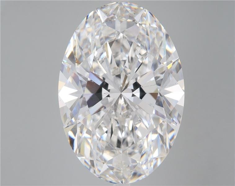 17.38ct F VS2 Rare Carat Ideal Cut Oval Lab Grown Diamond